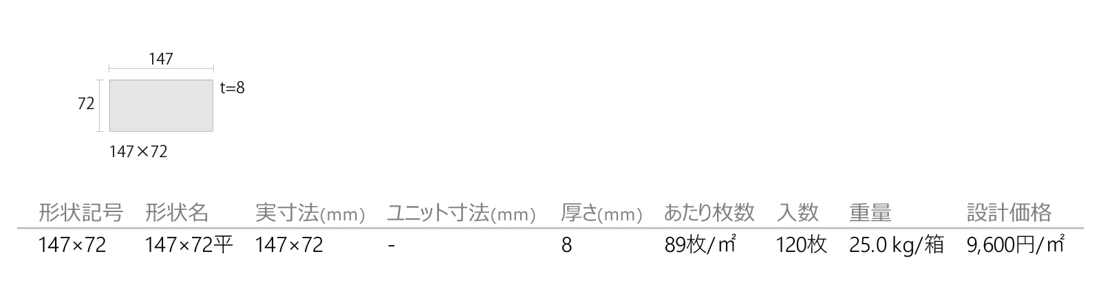 レクタン［BE］形状図画像1