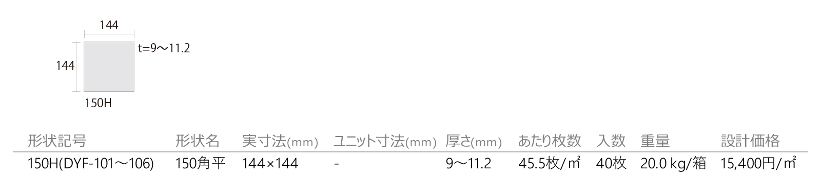 ドライフロア［DYF］形状図画像1