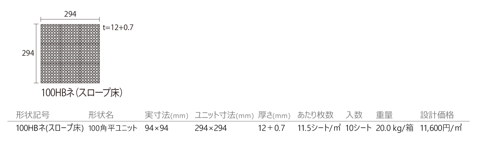グラニオン［GC］(スロープ床)形状図画像1