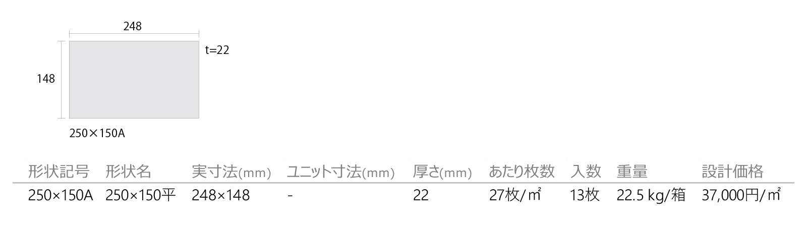 ジャパン／シロ［JPS］形状図画像1