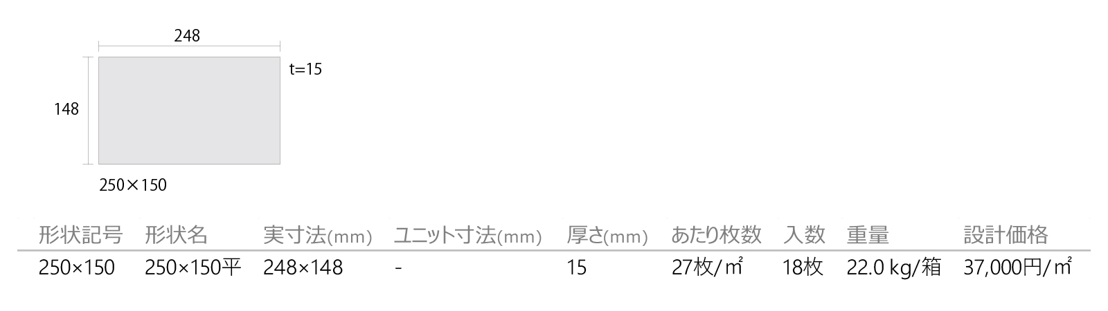 ジャパン／シロ［JPS］形状図画像1