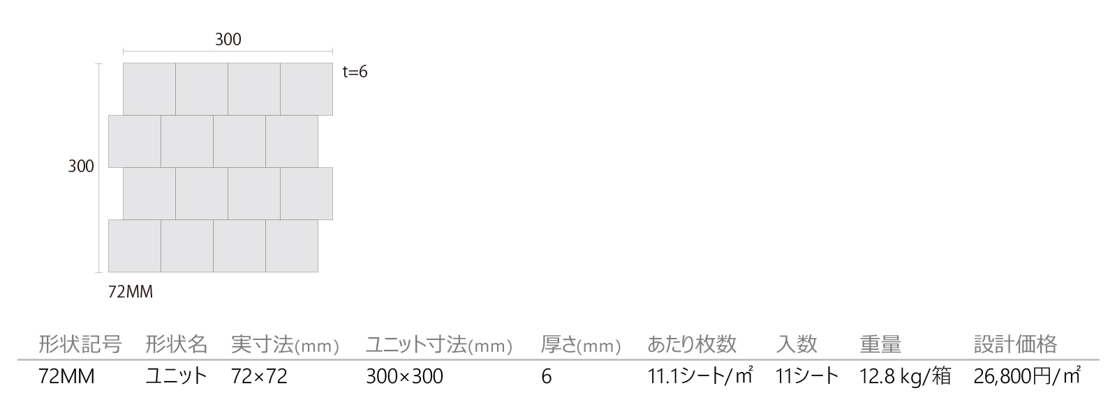 ピエトラテイスト［PIE］形状図画像1