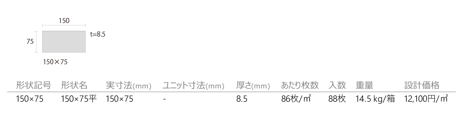 ホワイトロード［SUM］形状図画像1