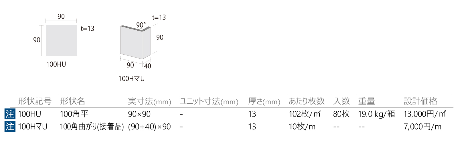 ノーバ陶爛(とうらん)［TR］形状図画像1