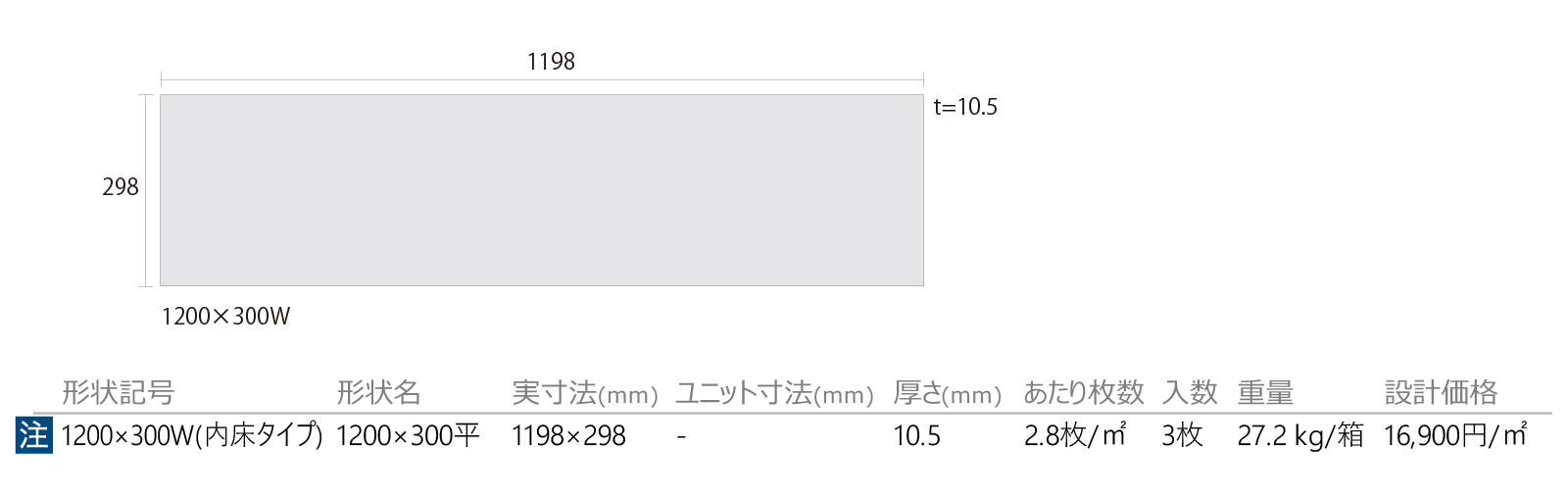 ヴァルスストーン［VLS］形状図画像1